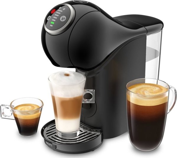 Krups Dolce Gusto Genio S+ KP3408 Μηχανή Καφέ με Κάψουλες Μαύρη