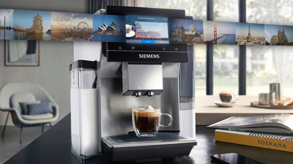 Siemens EQ700 TQ715R03 Μηχανή Καφέ Bean to Cup, Ασημί