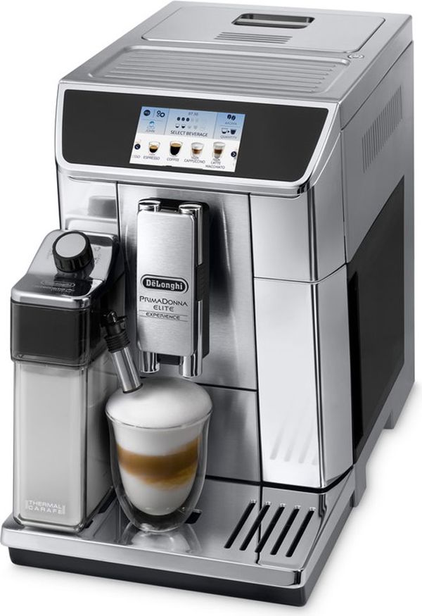 DeLonghi PrimaDonna Elite Experience ECAM 650.85.MS Μηχανή Εσπρέσο Πίεσης Ασημί