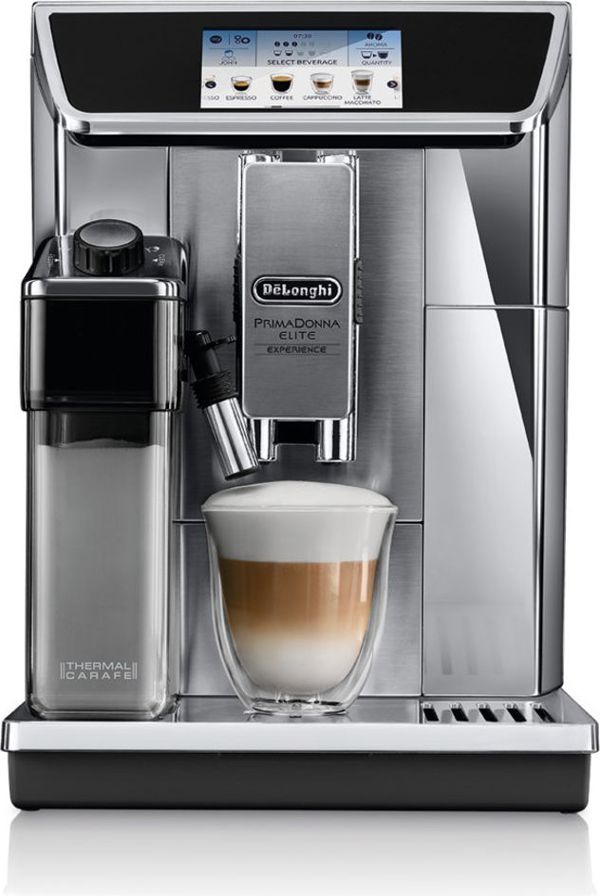 DeLonghi PrimaDonna Elite Experience ECAM 650.85.MS Μηχανή Εσπρέσο Πίεσης Ασημί