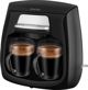 Καφετιέρα Φίλτρου Sencor SCE 2100BK, 0.3L, Μαύρο Χρώμα με 2 Γυάλινες Κούπες