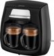 Καφετιέρα Φίλτρου Sencor SCE 2100BK, 0.3L, Μαύρο Χρώμα με 2 Γυάλινες Κούπες