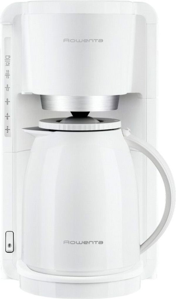 Rowenta CT 3801 Καφετιέρα Φίλτρου 850W, Χωρητικότητα 1.25L, 8-12 Φλιτζάνια, Λευκό