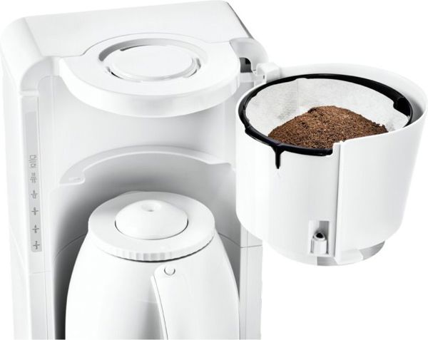 Rowenta CT 3801 Καφετιέρα Φίλτρου 850W, Χωρητικότητα 1.25L, 8-12 Φλιτζάνια, Λευκό