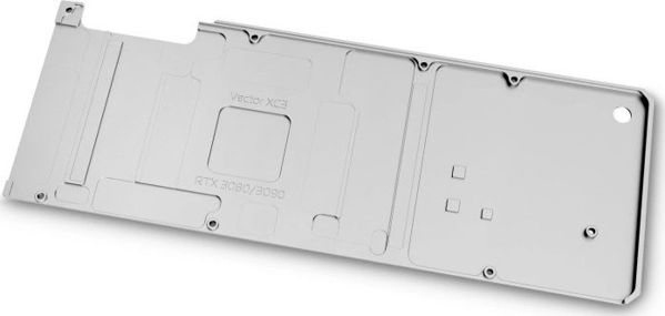EKWB Quantum Vector XC3 Backplate για NVIDIA RTX 3080/3090, Ασημί, Αλουμίνιο (3831109832677)