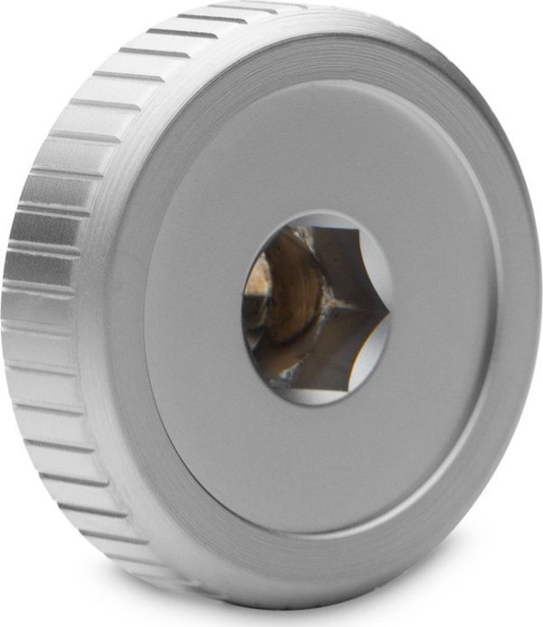 EKWB EKWB Quantum Torque Plug w / Badge Satin Ti - 3831109828762