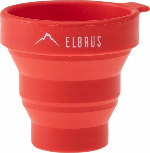 Elbrus Foldcup Πτυσσόμενο Δοχείο Φαγητού 130ml - Κόκκινο