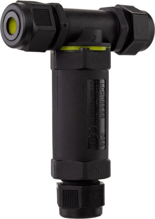 Elcan mufka kablowa rozgalezna skrecana typu T 5x2,5 dluga IP68 MKT-5B-D