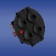 Elektro-Plast Πρίζα για καλώδιο επέκτασης 4 x 220V με θερμική προστασία