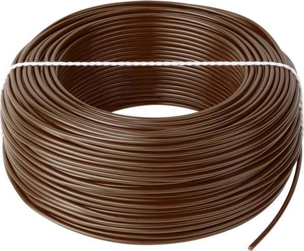 Elektrokabel Przewod LgY 1x0,75 H05V-K brazowy