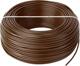 Elektrokabel Przewod LgY 1x0,75 H05V-K brazowy