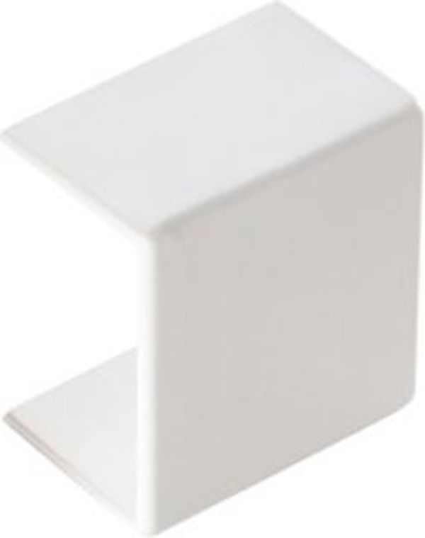 Elettrocanali Lacznik prosty do kanalow kablowych GU 40 x 40mm bialy (ECGU4040B)