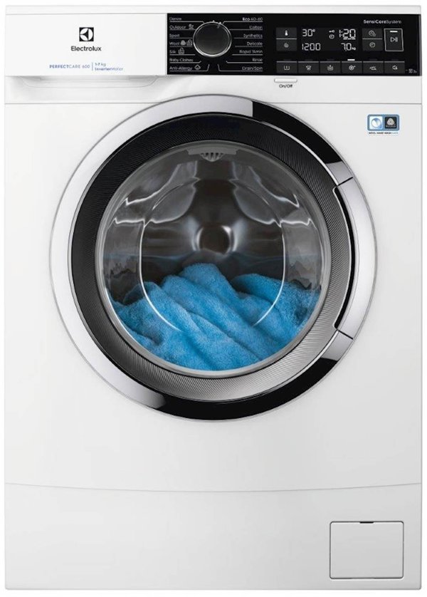 Electrolux 600 SensiCare  7 kg  dzilums 44.9 cm  1200 apgr/min.  balta - Velas mazgajama masina ar prieksejo ieladi