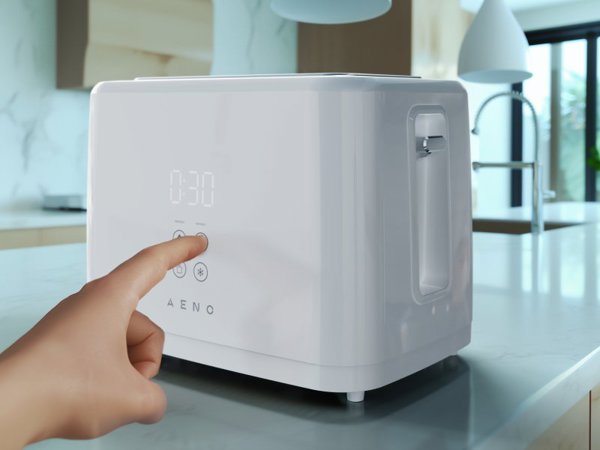 Electric Toaster, White, 220-240V, 50-60Hz, 780-930W, 2 slots, 3 modes, 7 browning levels