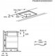Electrolux 900 XT SensePro  platums 80 cm  melna - Iebuvejama indukcijas plits virsma ar tvaika nosuceju ECC8549 (7333394106915)
