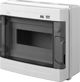 Elektro-Plast Πίνακας Διανομής EP-LUX PLUS RN 1/9, Ερμητικός, IP55, με Διαφανή Πόρτα & Μπάρες N+PE, Γκρι (1961-01)
