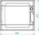 Elektro-Plast Πίνακας Διανομής EP-LUX PLUS RN 1/9, Ερμητικός, IP55, με Διαφανή Πόρτα & Μπάρες N+PE, Γκρι (1961-01)
