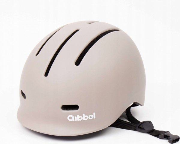 Qibbel Παιδικό Κράνος Ποδηλάτου Elibas, Pebble Grey, Μέγεθος XS (45-51 cm), (NEW 2026)