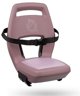 Παιδικό κάθισμα ποδηλάτου Elibas QIBBEL JUNIOR 6+ Plum Rose (ροζ/ροζ), για τοποθέτηση σε σχάρα, μέγιστο φορτίο 35 kg