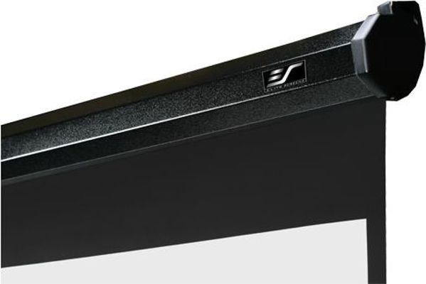 Elite Screens M113UWS1 Manual Pull Down Screen 113'|'| 1:1 / Diagonal 282,5cm, W 203,2cm x H 203,2cm / Black case / MaxWhite - 119416