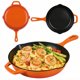 Εμαγιέ Σίδερο Τηγάνι 26cm Hage Orange