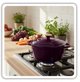 Γανί με Εμαγιέ 22cm 3L HAGE EGGPLANT