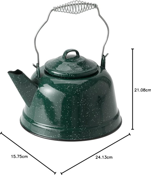 Σμάλτο τσαγιέρα GSI TEA KETTLE - Πράσινο 1,2L Καθολικό