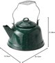 Σμάλτο τσαγιέρα GSI TEA KETTLE - Πράσινο 1,2L Καθολικό