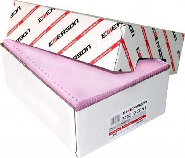 Emerson Papier do drukarki iglowej C150-2 240x12 rozowy Brak danych