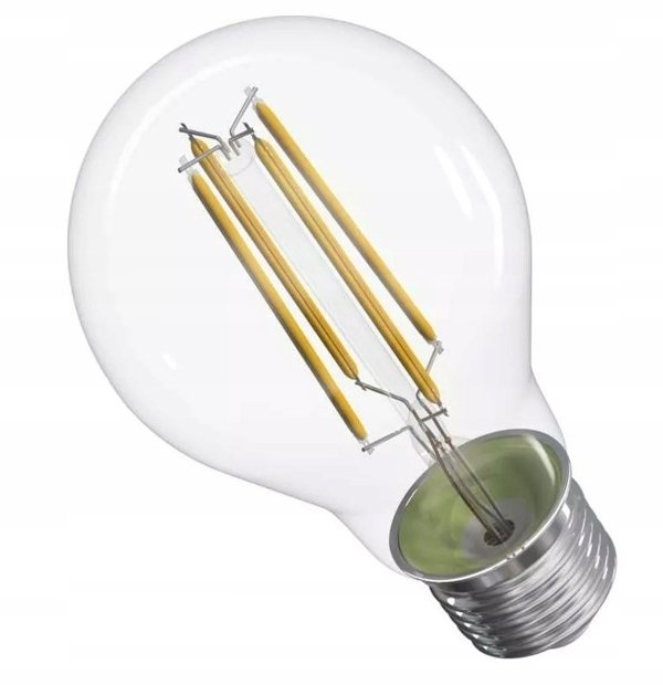 Λάμπα LED Filament Emos A60 E27 3.8W (60W) 806lm Θερμό Λευκό - Κλάση Α, 5 Χρόνια Εγγύηση