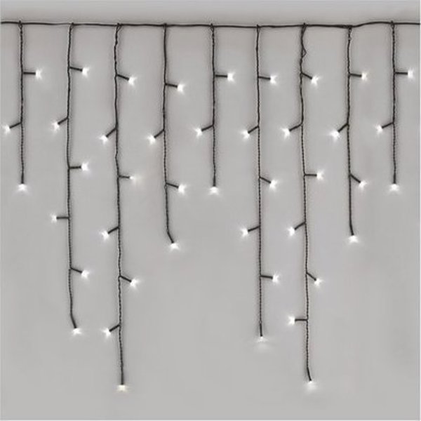 Emos Σετ Χριστουγεννιάτικα κρεμαστά XMAS icicle διάφορες λειτουργίες 9W 600LED 10m IP44 ψυχρό λευκό ZY1448