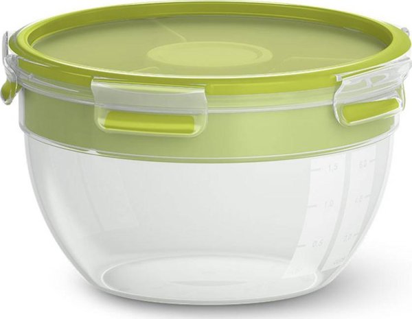 Emsa Clip & Go Salad Box, Δοχείο Φαγητού με Σαλατιέρα, 2.6L