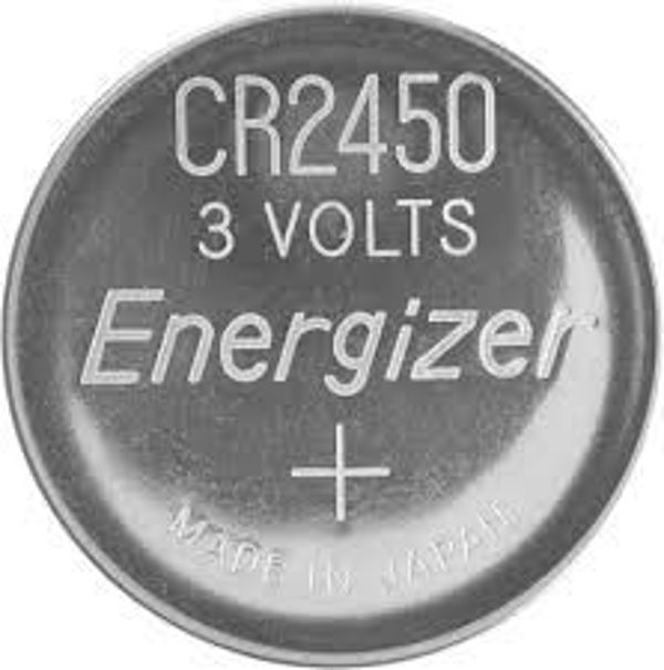 Energizer Μπαταρία Λιθίου CR2450 3V 620mAh, 1 Τεμάχιο