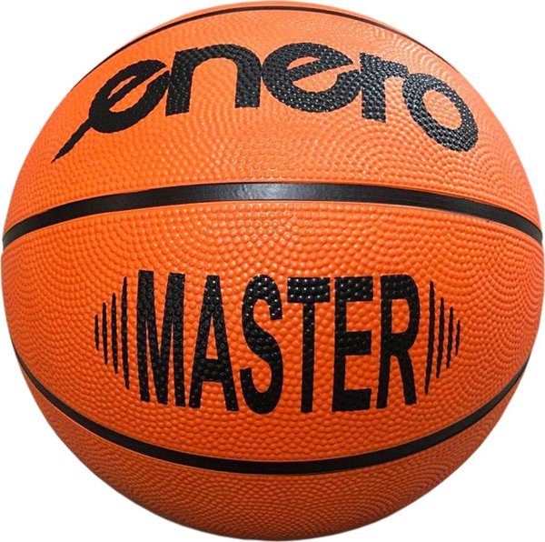 Μπάλα Μπάσκετ Enero Master No5, Καουτσούκ, Πορτοκαλί, Για Εσωτερικό και Εξωτερικό Χώρο