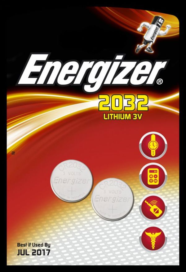 Energizer Μπαταρία CR2032 2 τεμ.