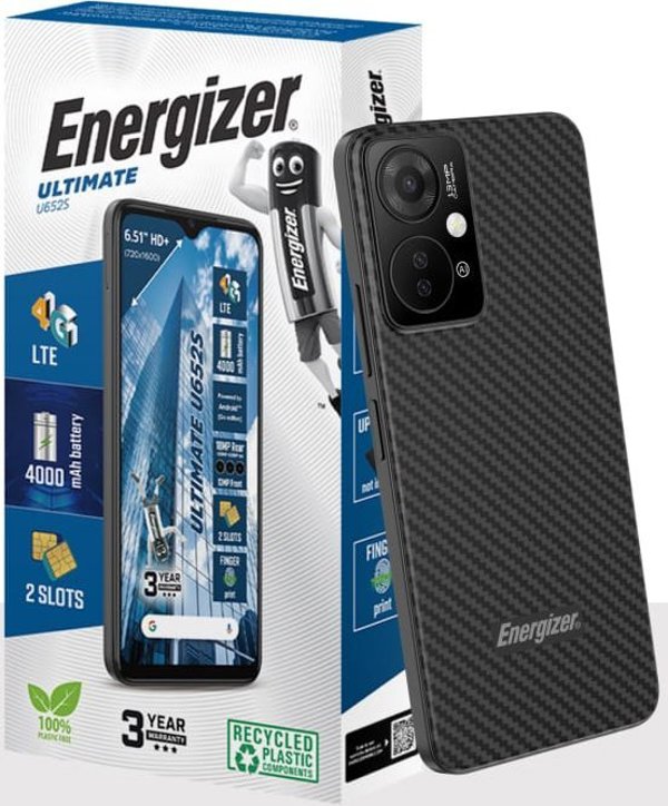 Energizer Ultimate U652S Smartphone 6.51" 4G LTE 2GB/64GB Dual SIM - Μαύρο