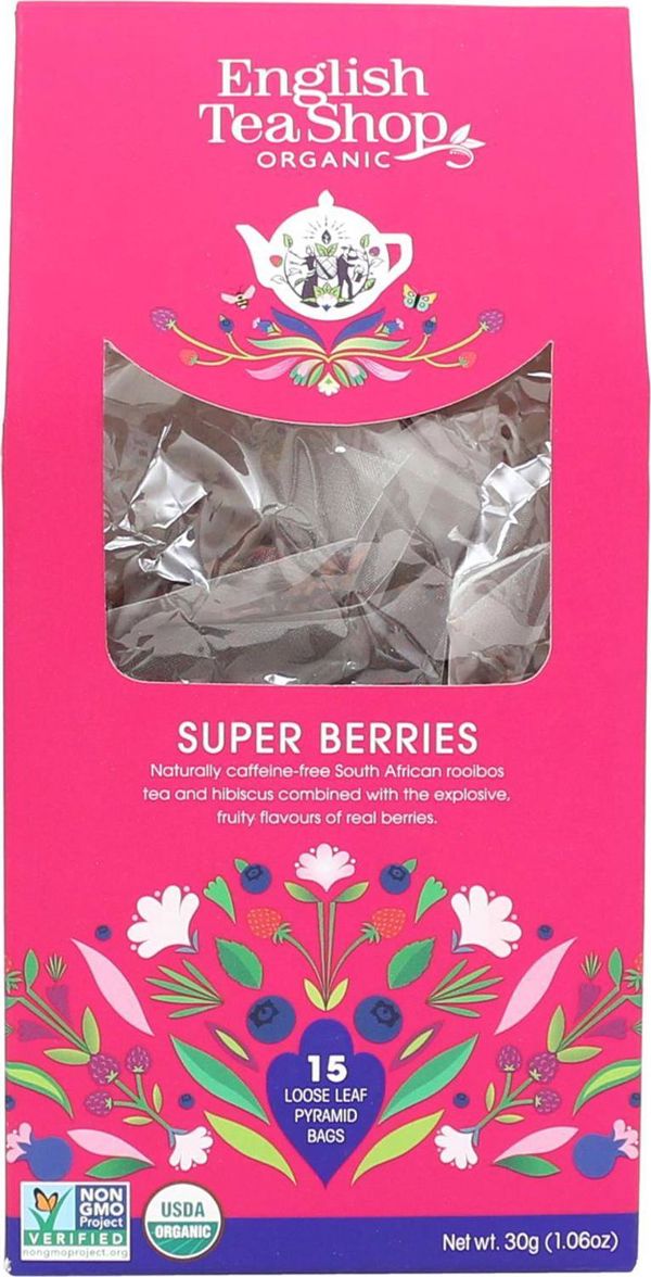 English Tea English Tea Shop, τσάι Super Berries, 15 πυραμίδες 8449748 680275059585