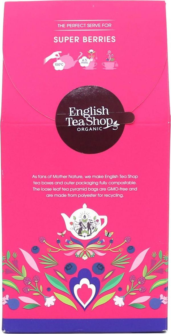 English Tea English Tea Shop, τσάι Super Berries, 15 πυραμίδες 8449748 680275059585