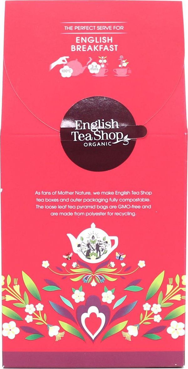 English Tea English Tea Shop, Herbata English Breakfast, 15 piramidek