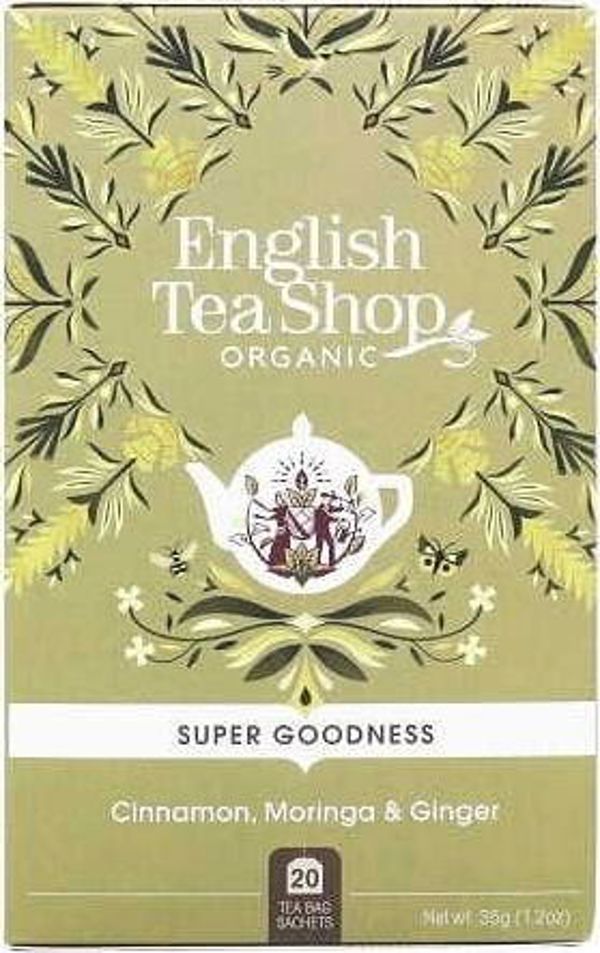 English Tea Shop Βιολογικό Βότανο Τσάι με Κανέλα, Moringa και Τζίντζερ (20x1,75) 35 g
