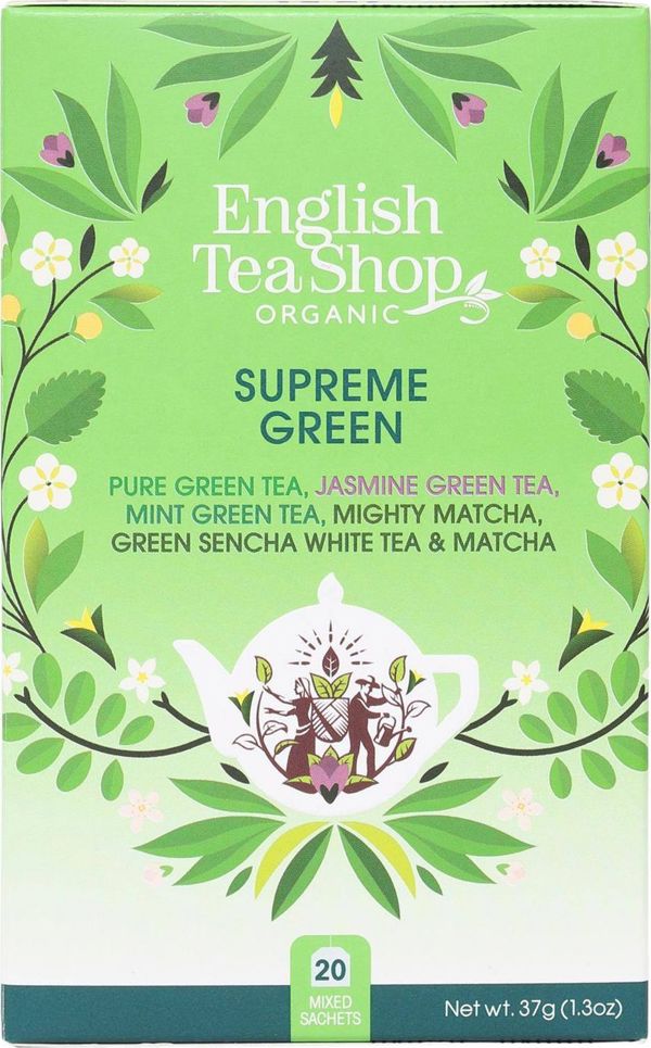 English Tea English Tea Shop, Μείγμα Γεύσεων Τσαγιού, SUPREME GREEN, 37g