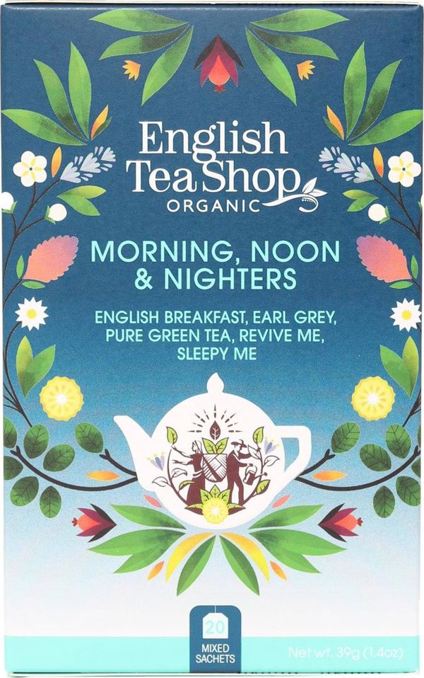 English Tea English Tea Shop, Τσάι Morning, Noon & Nighters, 5 γεύσεις, 20 φακελάκια