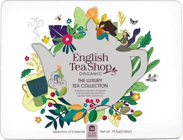 English Tea Shop Βιολογικό Σετ Τσαγιού Luxury Collection, 36 Φακελάκια σε Μεταλλικό Κουτί