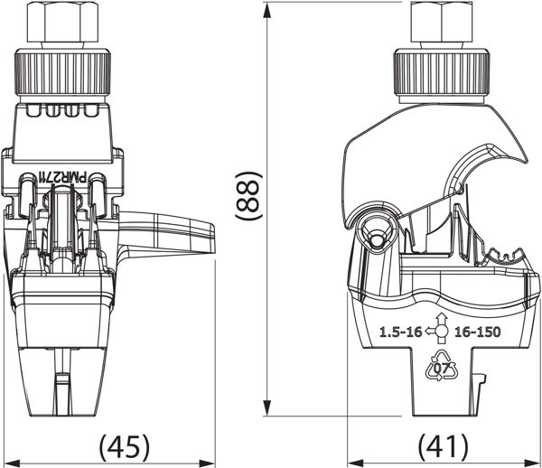 Ensto Σφιγκτήρας διάτρησης μόνωσης SLIW52 16-150mm