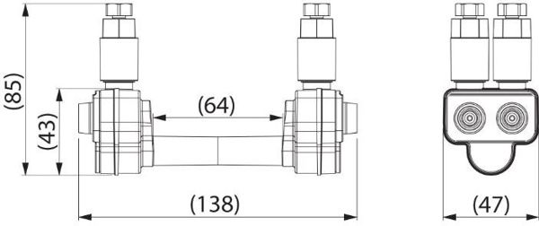 Ensto Τερματικό Διακλάδωσης SLIW67, Τετραπλό, AL-CU 4x6-35mm²