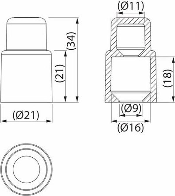 Ensto Ελαστικό Κάλυμμα Ακροδεκτών 25-95mm² (99.2595)