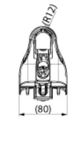 Ensto Uchwytt przelotowo-narozny 2x(25-35)mm2 4x(16-120)mm2 SO270