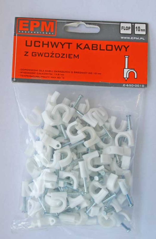 EPM Uchwyt kablowy FLOP FO-10 100 sztuk - E-650-0010