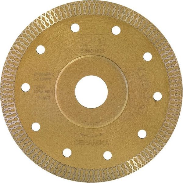 EPM Διαμαντένιος Δίσκος Κοπής Κεραμικών 115mm, Για Στεγνή & Υγρή Κοπή, Υψηλής Αντοχής