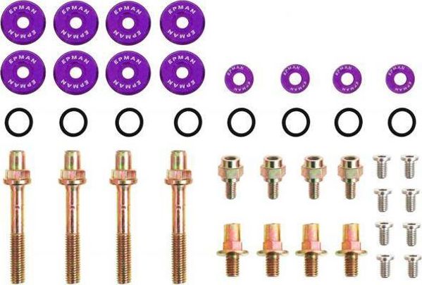 Epman F βίδες καλύμματος βαλβίδων σειρά B JDM μωβ